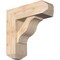 Ekena Millwork Funston Craftsman Smooth Bracket w/ Offset Brace, Douglas Fir, 7 1/2"W x 22"D x 22"H BKT0806X22X22FST04SDF - alternate 1
